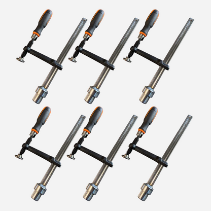 6-piece Fastening Clamp PRO 120x300 Ø28 Set
