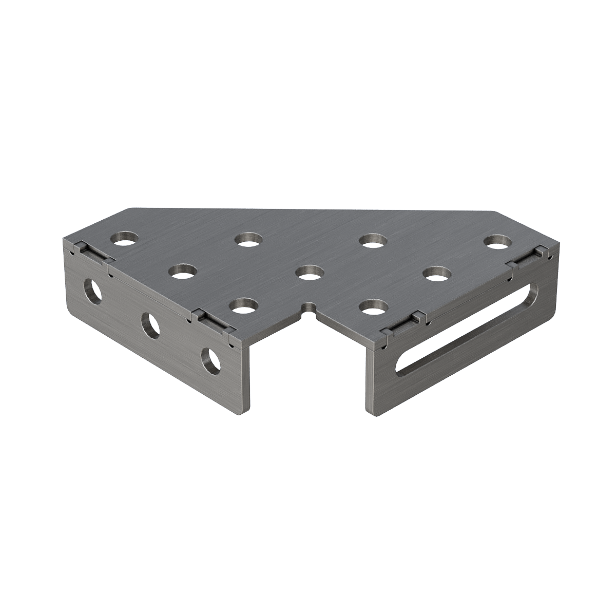 Kiinnityskolmio vasen 200x200x50 6 mm
