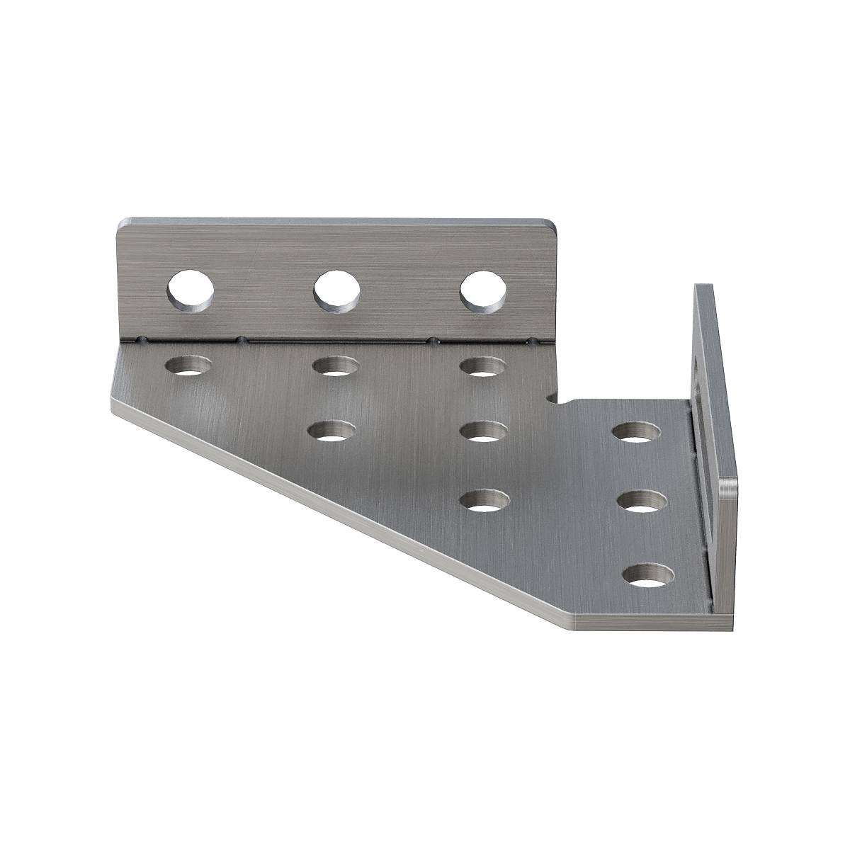 Kiinnityskolmio vasen 200x200x50 6 mm