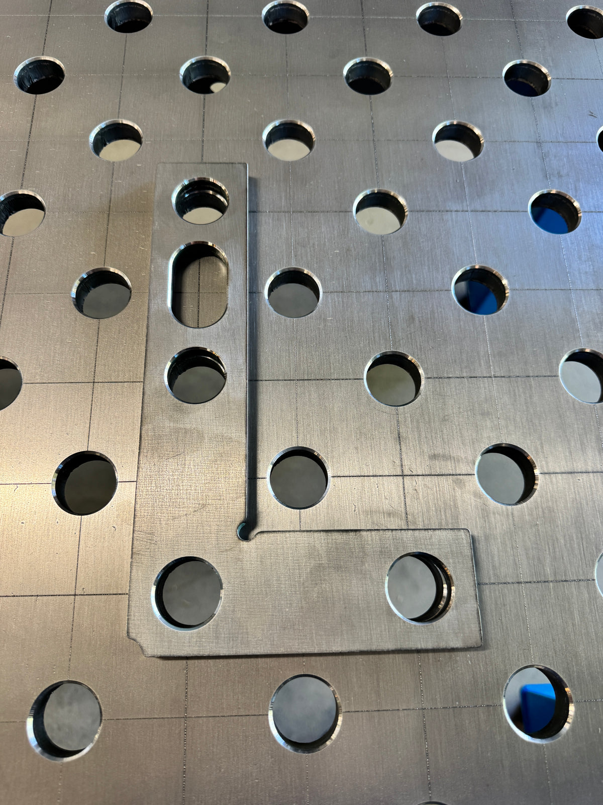 Équerre plate 150x250 mm Ø28 10 mm