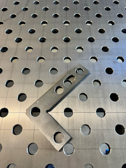 Équerre plate 150x250 mm Ø28 10 mm