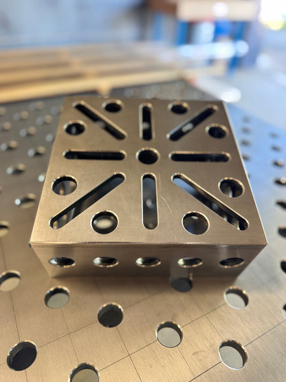 Support d'étau 250x250x150 Ø28 10 mm