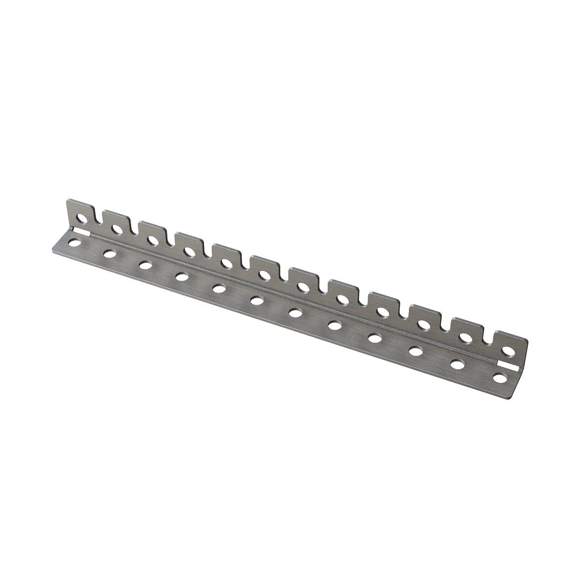 Angle en métal perforé 590x50x50 4 mm 