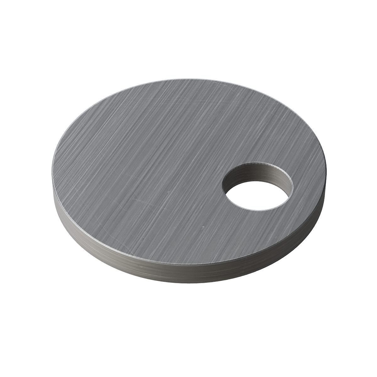 Pyöreä epäkesko pysäytin D75 6 mm