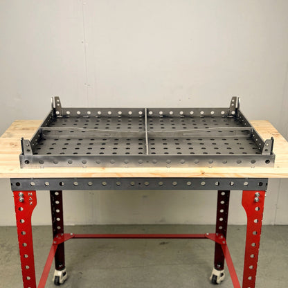 Welding Table Top MasterPlat MAX 900x600 with Corner Brackets