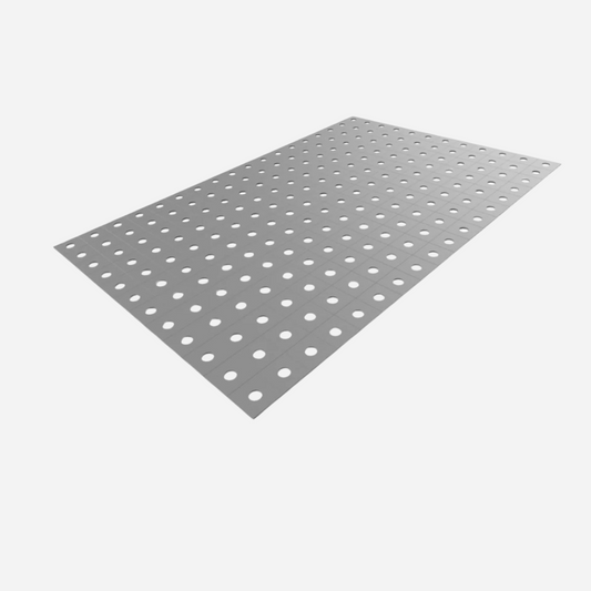 Plaque en acier inoxydable perforée 900x600 1mm pour table de soudage 