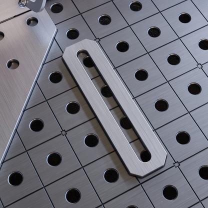 Yleiskäyttöinen pysäytyspalkki 200x50 6 mm