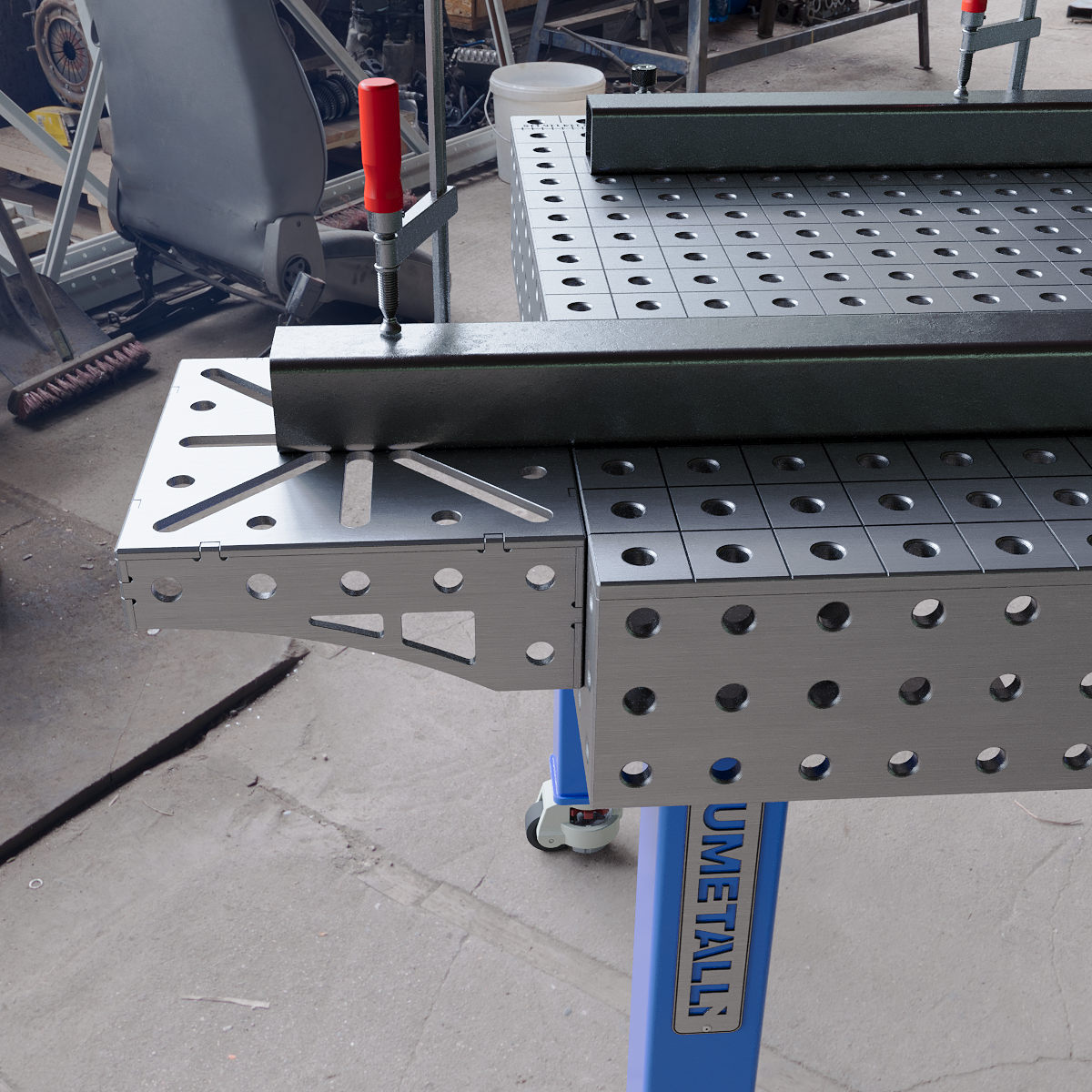 Uratyöpöydän jatke 250x250x150 4 mm