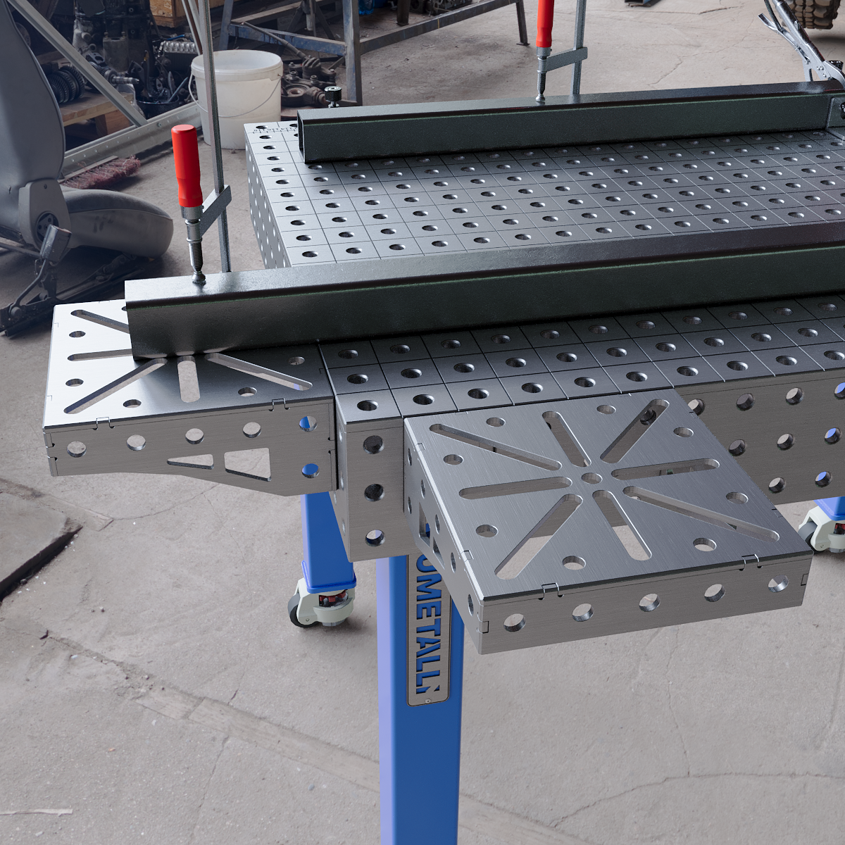 Estensione del tavolo da saldatura Vise Mount 250x250x100 6 mm 