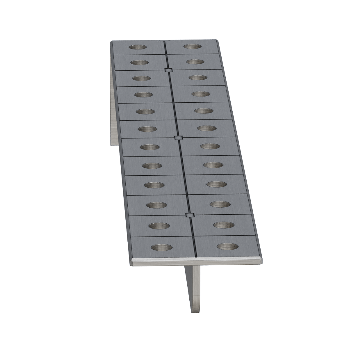 Hitsauspöydän jatke 600x100x100 6 mm