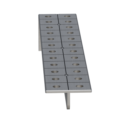 Hitsauspöydän jatke 600x100x100 6 mm