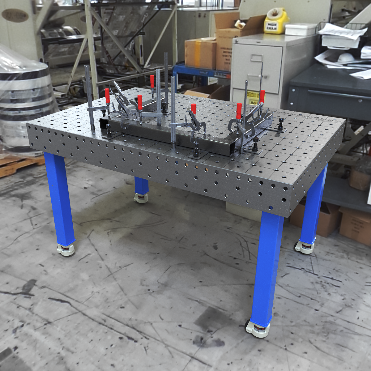 Table de soudage PRO 10 1500x1000 Chess Mobile