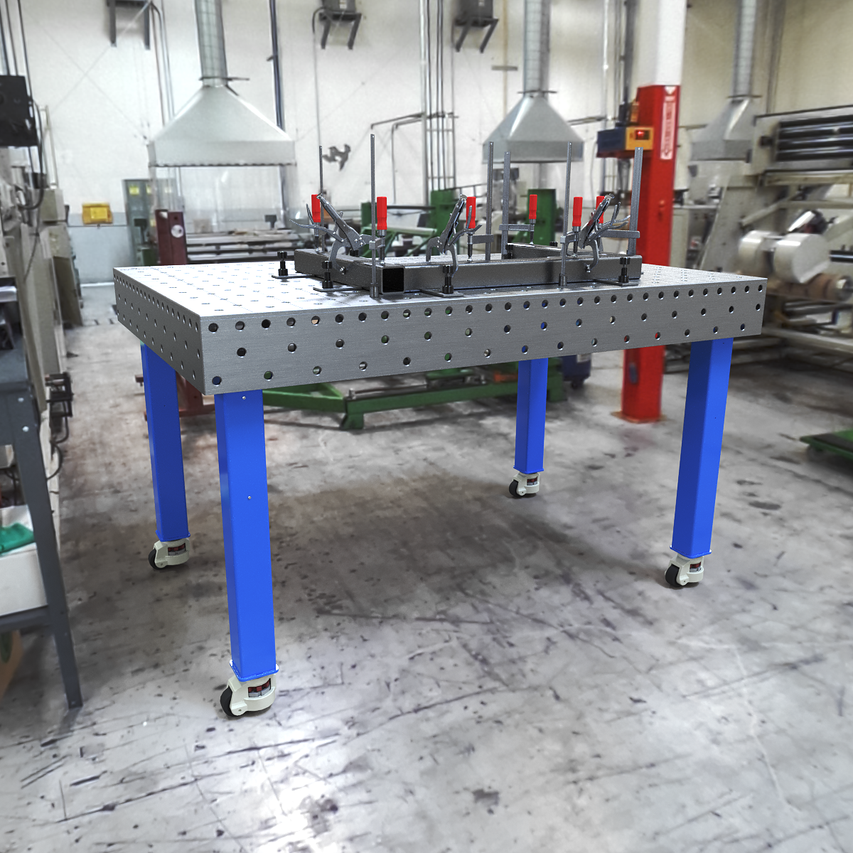 Table de soudage PRO 10 1500x1000 Chess Mobile