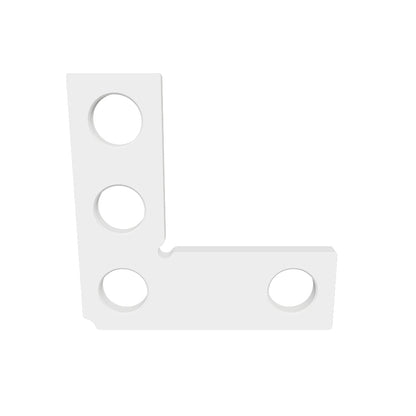 Litteä kulma 150x150 mm Ø28 10 mm