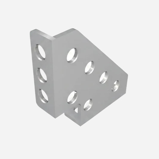 Clamping Square Right 250x250x60 10 mm Ø28